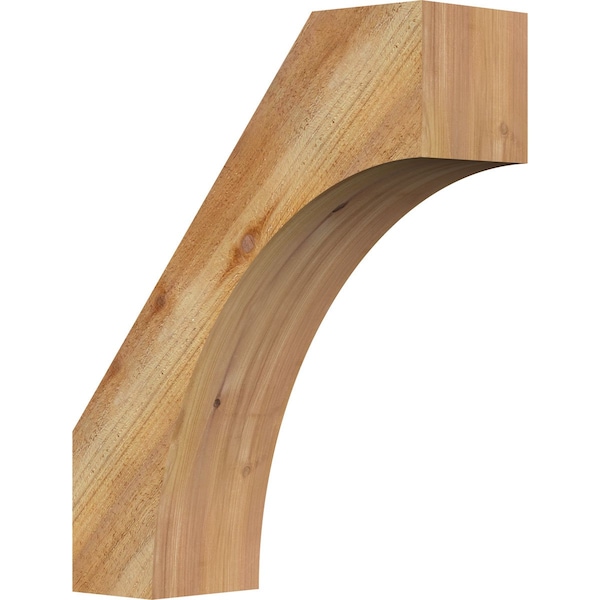 Ekena Millwork 6"W x 18"D x 22"H Westlake Rough Sawn Knee Brace, Western Red Cedar BRC06X18X22WTL00RWR - main